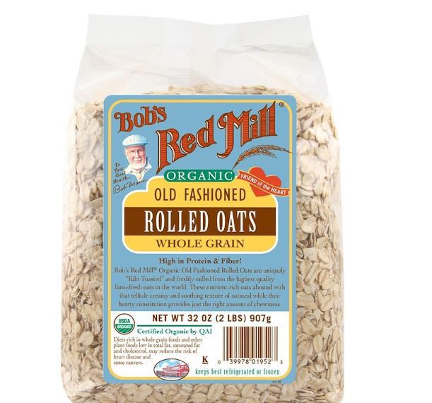 Safe amounts of glyphosate: Bob’s Red Mill Organic Old Fashioned Rolled Oats